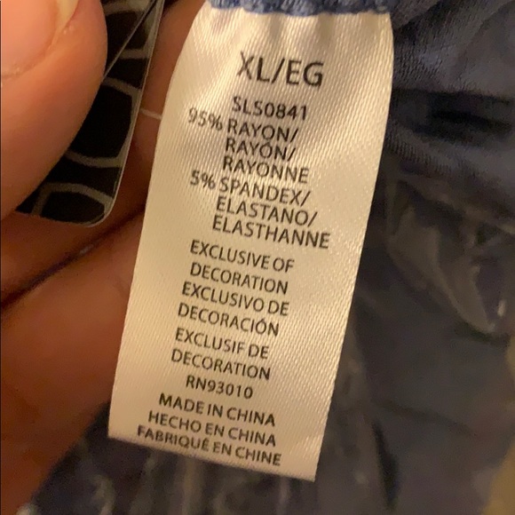 Maternity pajama  Women’s 2 PC size XL/ S NWT - Picture 4 of 5